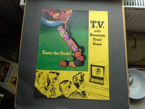 Vintage werbung mit - tv,