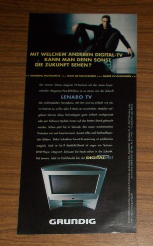Seltene werbung grundig - seltene,
